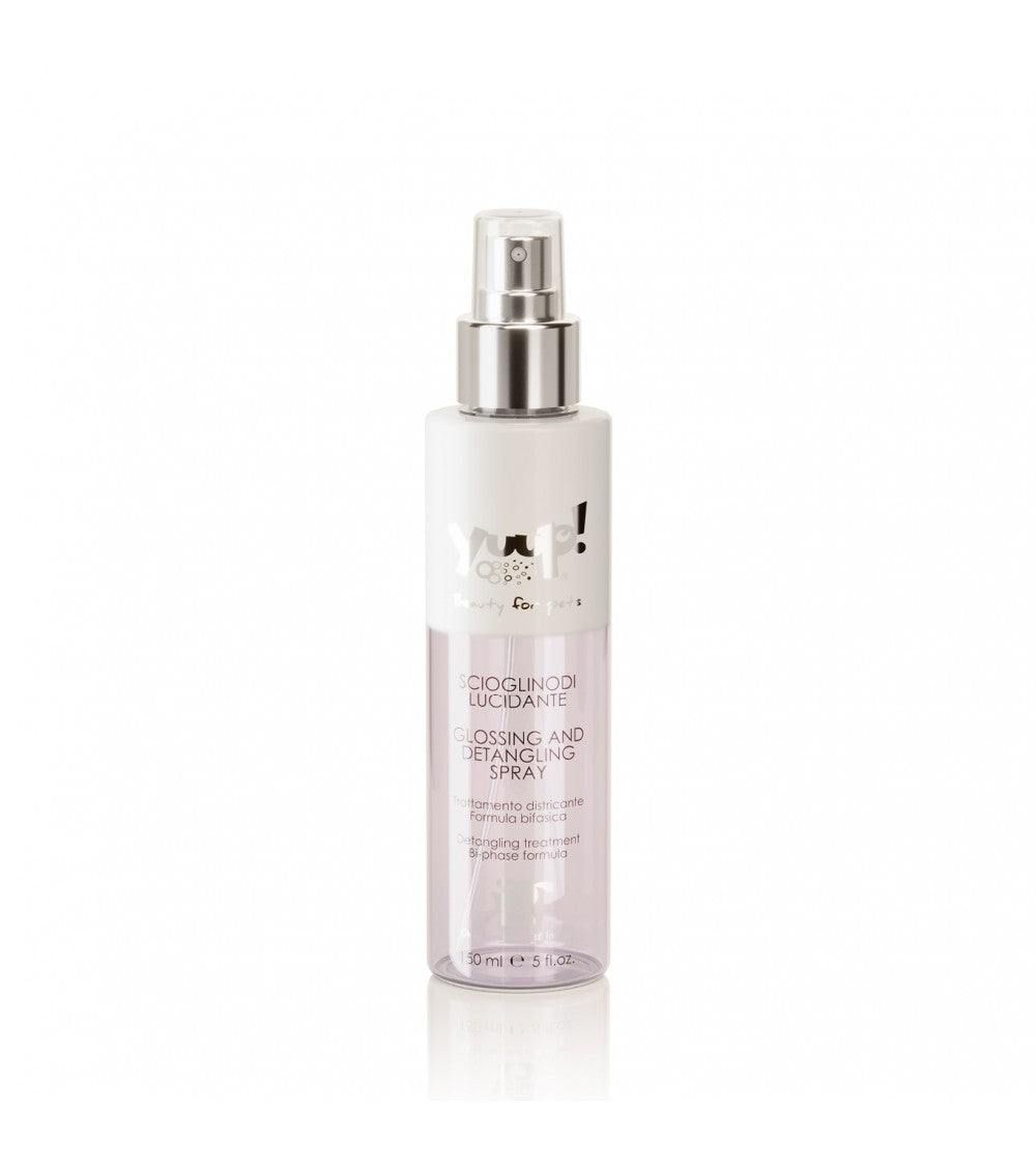 Spray districante Yuup Scioglinodi Lucidante 150 ml per cani e gatti con manto lungo Spray districante Yuup Scioglinodi Lucidante 150 ml per cani e gatti con manto lungo